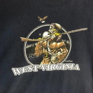 Vintage West Virginia Mountaineer T-Shirt Herren XL State Pride Graphic Tee - Bild 1 von 4