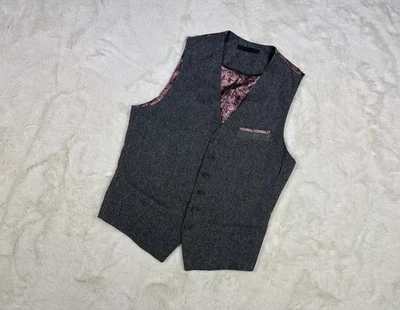 Ted Baker London wool/cashmere tweed vest / size 2 - Image 1 of 4