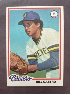 1978 Topps #448 Bill Castro Milwaukee Brewers - Picture 1 of 2