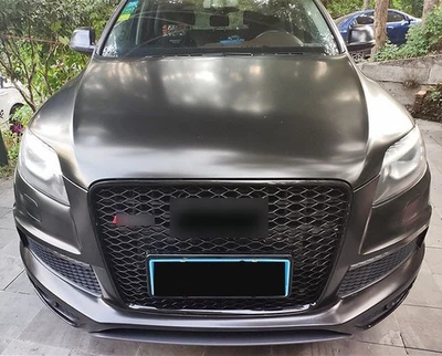 Parachoques delantero negro rejilla de malla de panal para Audi Q7 SQ7 RSQ7 2007-14 2015 Foto 1 de 4