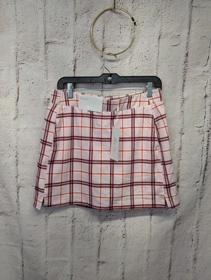 NUEVA Falda Corta de Golf Dama Hagen Talla M Clubhouse Cuadros Rosa 16" Foto 1 de 4
