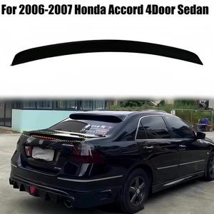 Black Factory Style Rear Lip Spoiler Wing for 2006-2007 Honda Accord 4-DR Sedan - Bild 1 von 7