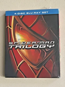 Blu-Ray DVD Spider-Man Trilogy Box Set (4 discs) - NEW - Picture 1 of 2