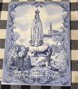 Our Lady Of Fatima Tile Made In Portugal - Picture 1 of 4