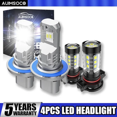 Para Chevrolet Spark EV 2016 4x 6000K Faros LED + Kits de Bombillas Antiniebla Lámpara Blanca Foto 1 de 4