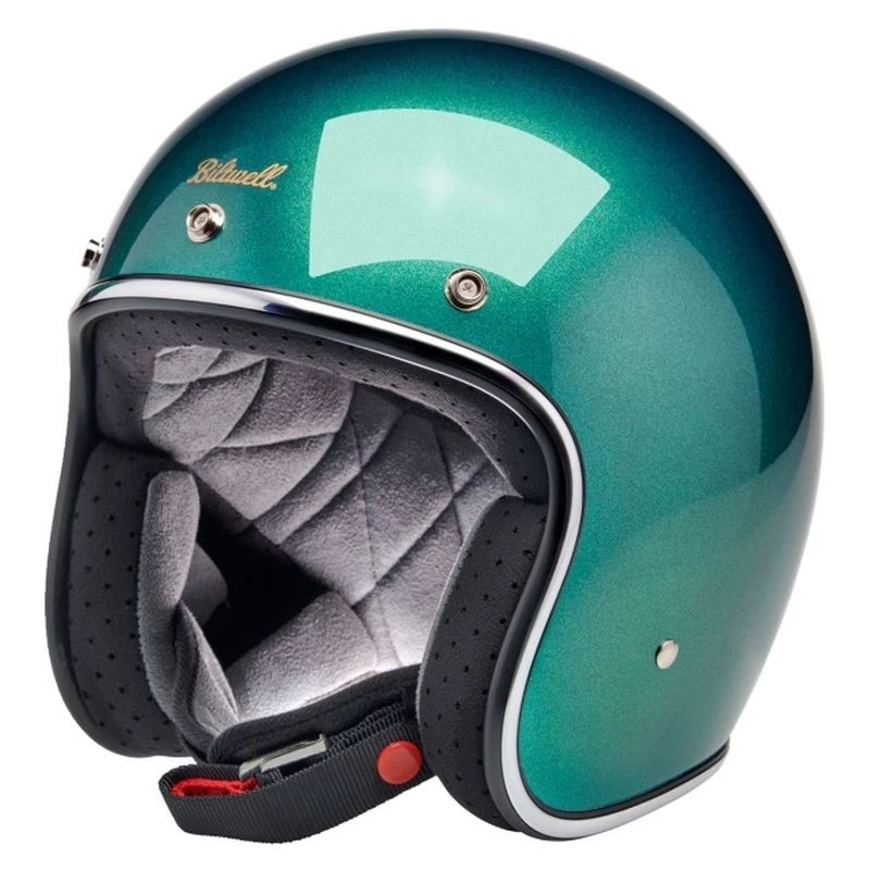 Casco de motocicleta de calle Biltwell Bonanza cara abierta - Elige talla y color Foto 1 de 4