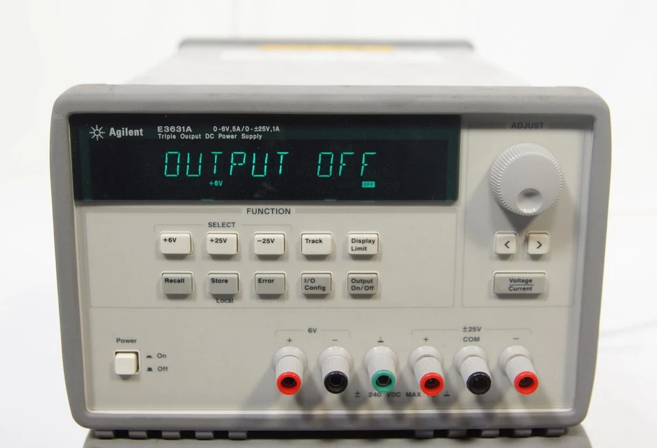 HP / Agilent E3631A Variable DC Power Supply 0 - 6V, 5A / 0-25V, 1A - Image 1 of 3