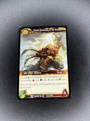World of Warcraft TCG Twilight 177/220 Thrall, Guardian of the Elements - Image 1 of 2