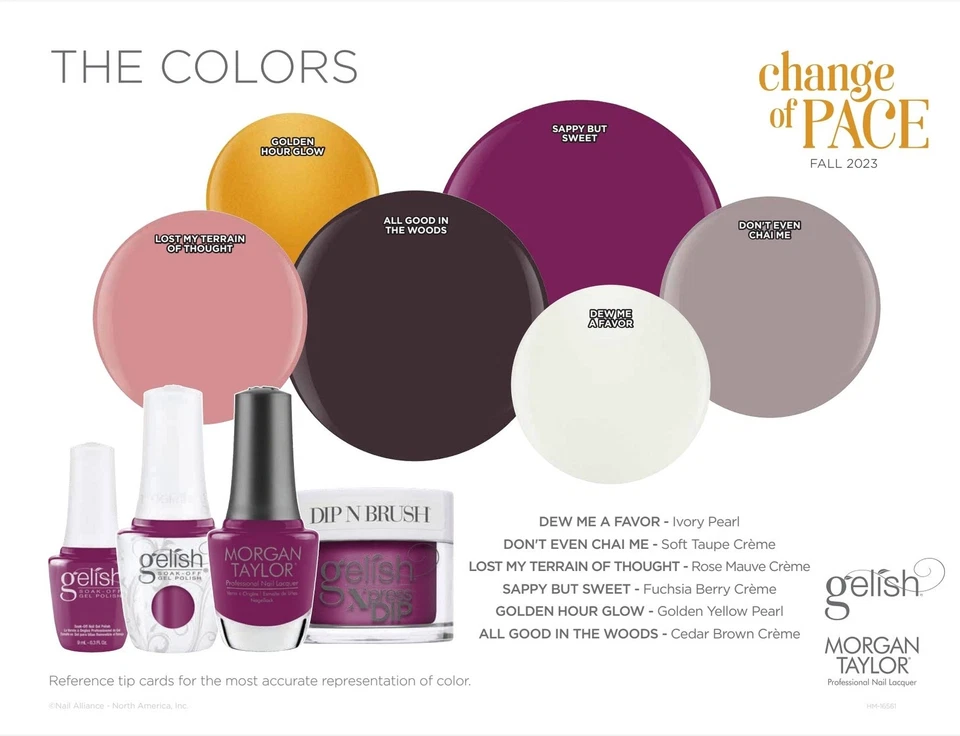 Morgan Taylor "Change of Pace" Colección Completa 6 piezas Sin Exhibición Foto 1 de 1