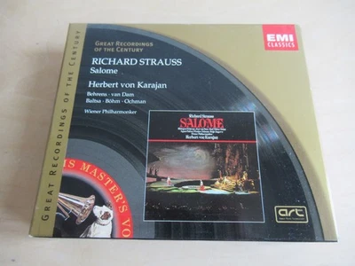 R.Strauss-Salome-Behrens, Van Dam, Baltsa, Böhm, Ochman-Karajan 2er Emi CD Box - Bild 1 von 4