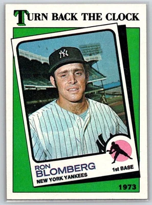 1973 Topps #462 Ron Blomberg New York Yankees - Image 1 of 2