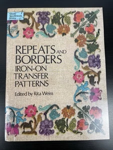 Repeats and Borders Iron-on Transfer Patterns Dover Needlework, BRAND NEW! - Picture 1 of 5