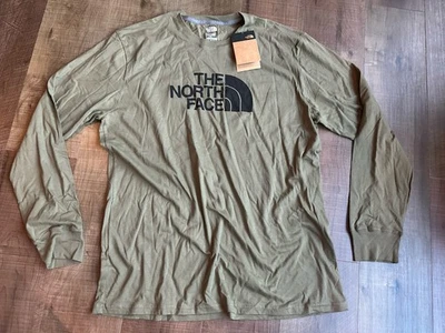 The North Face - Half Dome - Camiseta Parche Manga Larga - XL - Verde Oliva Quemado Foto 1 de 4