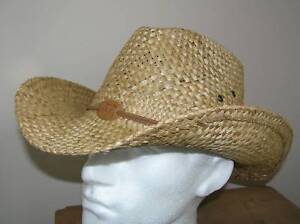 GENTS MENS LADIES STRAW COWBOY HAT SELECT STYLE ONE SIZE NEW