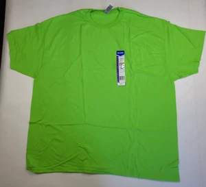 Camiseta Gildan Para Hombre 2XL DryBlend 50 Algodón 50 Poliéster Verde Lima G8000 Nueva Con Etiquetas - Imagen 1 de 3