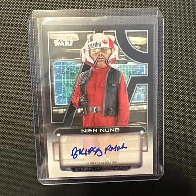 2018 Topps Star Wars Galactic Files Nien Nunb Kipsang Rotich Autograph 258/300 - Image 1 of 4