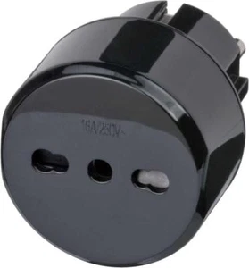 Brennenstuhl Reisestecker Reiseadapter für Euro Steckdose auf Italien Stecker - Bild 1 von 3