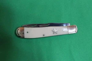 Moore Maker 5202  TX  Texas Trapper Knife White Bone 2021 NIB - Picture 1 of 12