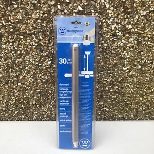 Westinghouse Extension Down Rod, 30.5 cm - Brushed Nickel Finish - Picture 1 of 4