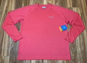 Men's PFG Solar Stream Orange Long Sleeve T Shirt Columbia Size XL - Picture 1 of 8