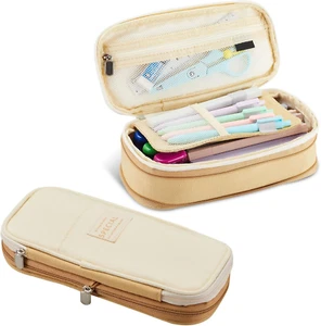 Large Capacity Pencil Case Pouch with Zipper, Portable Aesthetic Cute Big Capaci - Picture 1 of 12