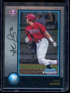 2018 Bowman Chrome '98 Retro Alec Bohm Rc #AB Philadelphia Phillies