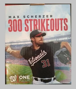 2019 Nationals MAX SCHERZER Bobblehead WASHINGTON BOBBLE Stadium Giveaway Sga - Picture 1 of 8