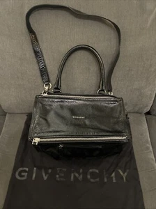 Givenchy Pandora Bag Tote Black Patent Leather Inc Dust bag - Picture 1 of 21
