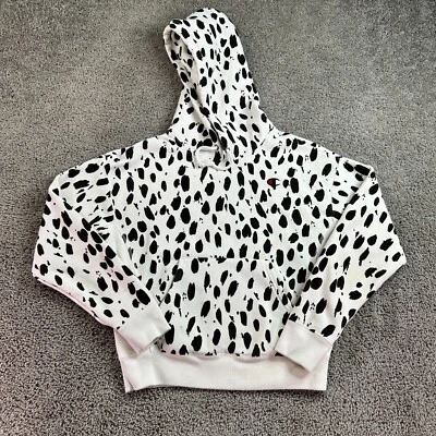 Champion Sudadera con Capucha Tejido Inverso Para Mujer M Blanco Negro Manchas de Vaca Sudadera  Foto 1 de 4