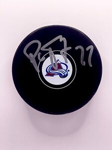 AUTOGRAPHED/SIGNED Hockey Puck Pierre Turgeon Colorado Avalanche