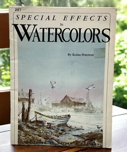 Walter Foster Art Book Special Effects In Watercolors #207 Kolan Peterson Vtg - Bild 1 von 9