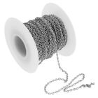 1 Roll Stainless Steel Cable Chain Necklace for Men Women DIY Craft Jewelry