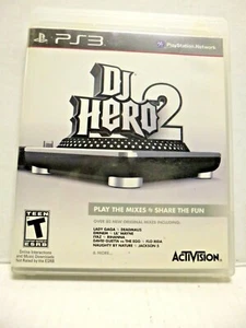DJ Hero 2- Activision - PS3 play the mixes CLEAN! With Manual, quick start guide - Picture 1 of 3
