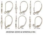 Sterling Silver.925 Lever Back Hook Ear Wires & French EarWires 6 Styles+4Pc-8Pc