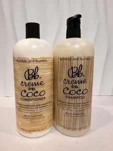 Bumble and bumble Creme De Coco Shampoo and Conditioner 1 Liter 33.8oz SET - Picture 1 of 3