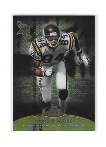 Randy Moss 1999 Topps Team Finest Gold Card # T 8 #'D 161/250