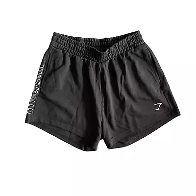 Gymshark Women's Training Shorts (Size M) Black Fraction Sweat Shorts - New • 20.73€