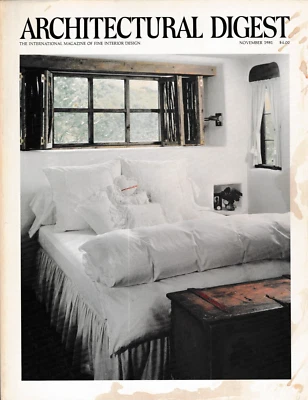 Architectural Digest Magazine Nov 1981 Duke and Duchess of Marlborough England - Image 1 of 2