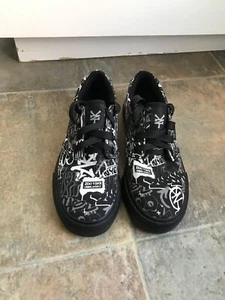 NEW Boys Zoo York Canvas Black White Skateboarding Shoes Sneakers Size 6 - Picture 1 of 8