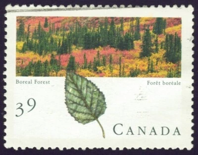 Canadá sc#1286 Majestic Forest : Boreal Forest, Usado - Imagem 1 de 2