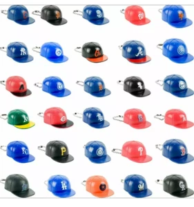 MLB Baseball Mini Baseball Caps / Hats / Helmets Key Chain - Pick Your Team! - Picture 1 of 23