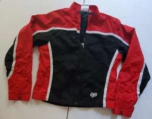 Fox Zip-Up Jacket Red/Black Kids Sz. S - Picture 1 of 6
