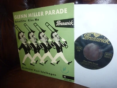 Kurt Edelhagen, Glenn Miller Parade, German Brunswick 10 019 EPB, 7" 10/56 - Bild 1 von 2