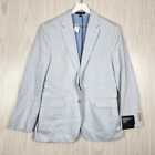 Banana Republic Herren maßgeschneiderte Passform Mantel Jacke blau Sie 38 kurz