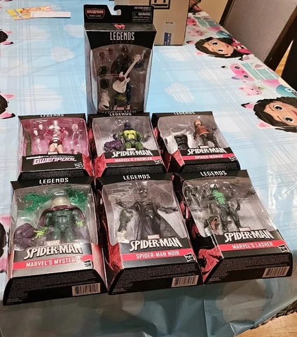 Hasbro Marvel Legends Spider-Man Lizard BAF 7 Figure Set NIB Complete Cover