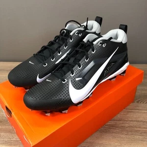 Nike Alpha Menace 4 Varsity Football Cleats Size 13 FN0027-001 2024 Black White - Picture 1 of 13