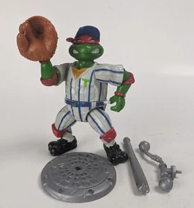 1991 Teenage Mutant Ninja Turtles TMNT Grand Slammin’ Raphael Ralph Figure - Picture 1 of 2