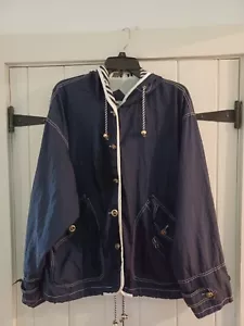Eadt West Brand Womans NAVY BLUE Lightweight Jacket. SIZE LARGE - Picture 1 of 5