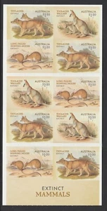 AUSTRALIA 2023 - EXTINCT MAMMALS  Complete  Booklet  MNH - in stock now - Picture 1 of 2