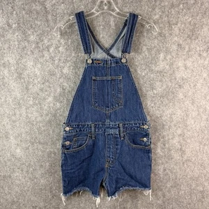 Levi’s Damen Denim Short Overall Gr. S Distressed ausgefranster Saum 100% Baumwolle - Bild 1 von 13